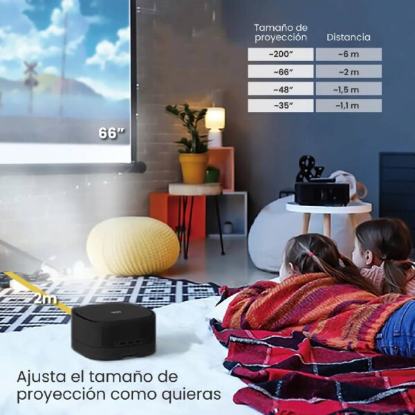 Proyector Portatil Inálambrico LEVO Smart Lumix 9000lm BT - Imagen 8