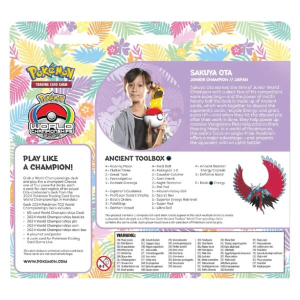 Pokemon TCG: World Championship Decks, Ancient Toolbox - Imagen 2