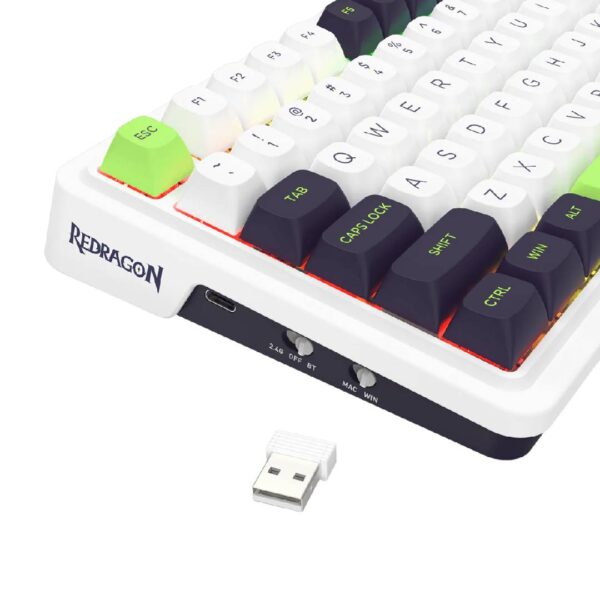 Teclado Redragon Eisa MAX, K686WBG-RGB-MAX Wireless - Imagen 7