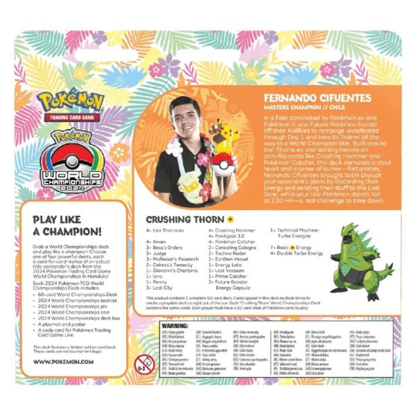 Pokemon TCG: World Championship Decks, Crushing Thorn - Imagen 2