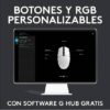 Mouse Gamer Logitech G203 Lightsync Negro - Imagen 5