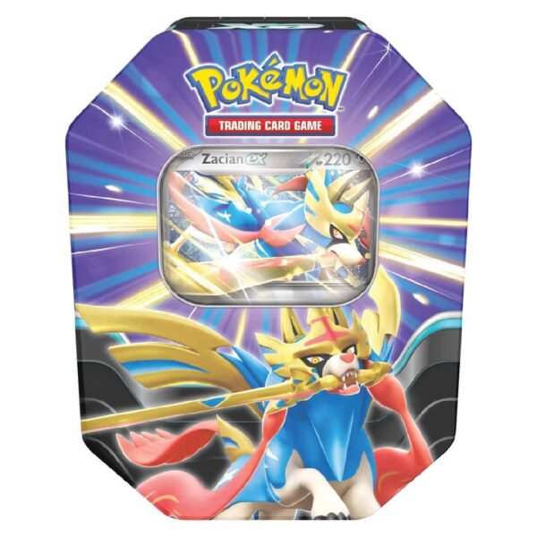 Pokemon TCG: Slashing Legends Tin Case, Zacian Español
