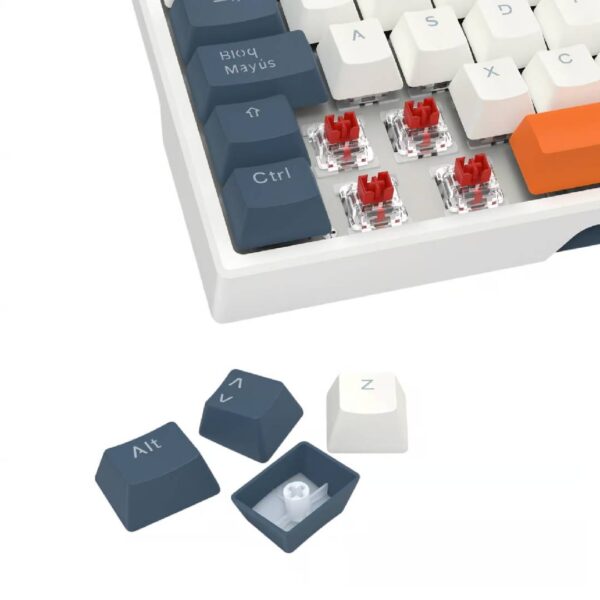 Teclado Redragon Trundle K668WBO RGB USB C Sw Red Español - Imagen 7