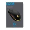 Mouse Gamer Logitech G203 Lightsync Negro - Imagen 6
