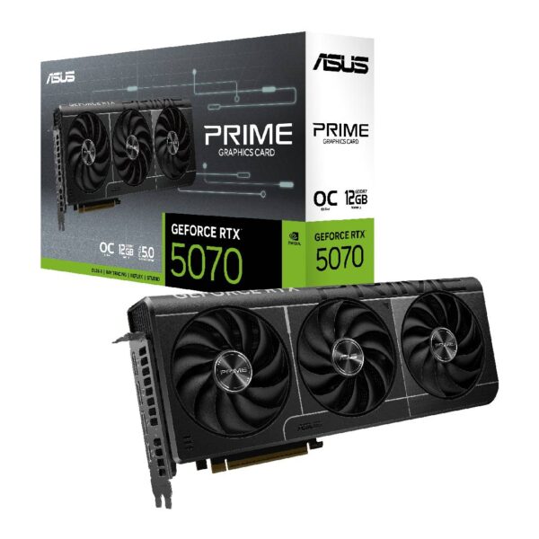 Tarjeta de Video ASUS Prime GeForce RTX 5070 OC 12GB