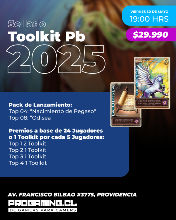 Torneo Lanzamiento Sellado - Viernes 30 de Mayo 19:00 Hrs