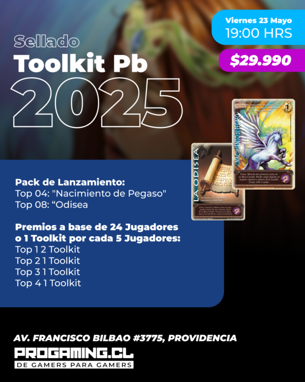 Torneo Lanzamiento Sellado - Viernes 23 de Mayo 19:00 Hrs