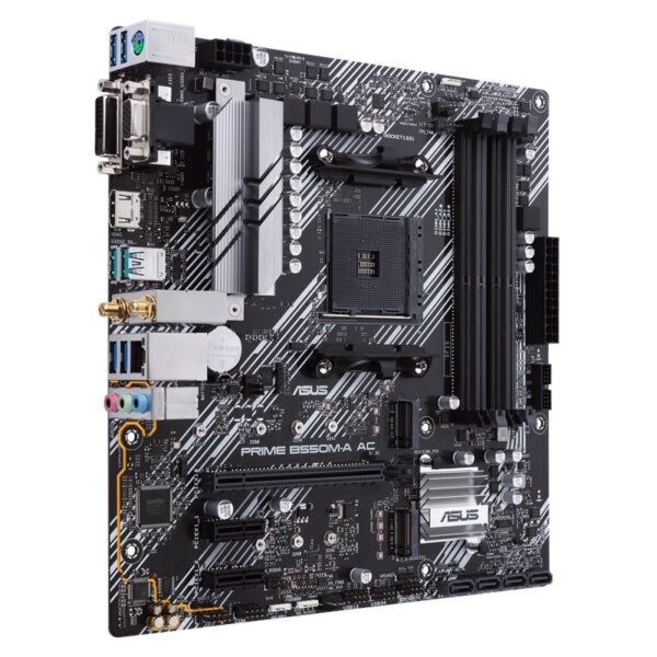 Placa Madre ASUS Prime B550M-A AC MicroATX AMD AM4