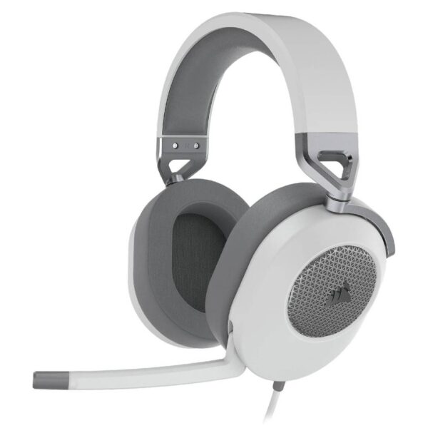 Audifonos Gamer Corsair HS65 SURROUND Cableado, Blanco