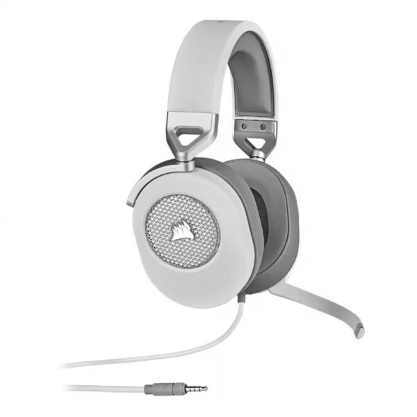 Audifonos Gamer Corsair HS65 SURROUND Cableado, Blanco - Imagen 2