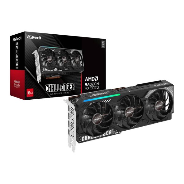 Tarjeta de Video ASRock Radeon RX 9070 Challenger 16GB