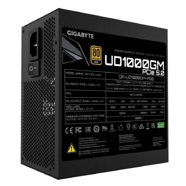 Fuente de Poder Gigabyte GP-UD1000GM PG5, 1000W - Imagen 5