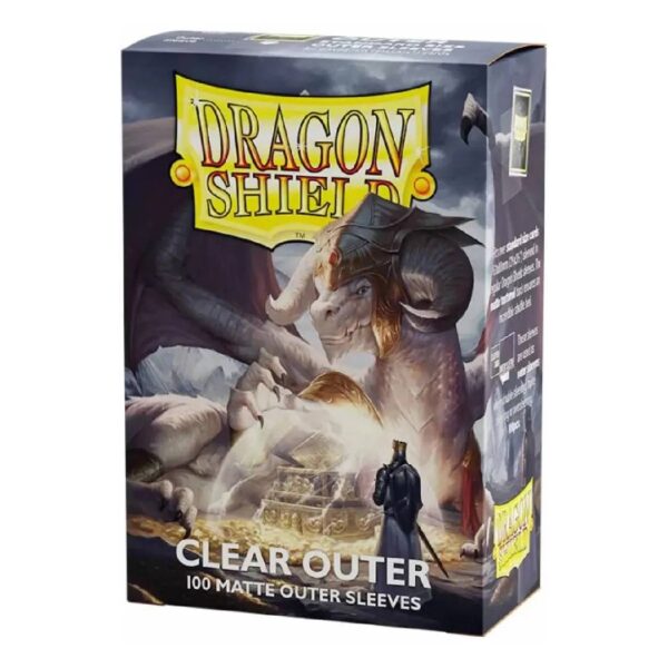 Protector Dragon Shield Standard, Matte Outer Sleeves, Clear - Imagen 2