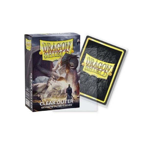 Protector Dragon Shield Standard, Matte Outer Sleeves, Clear