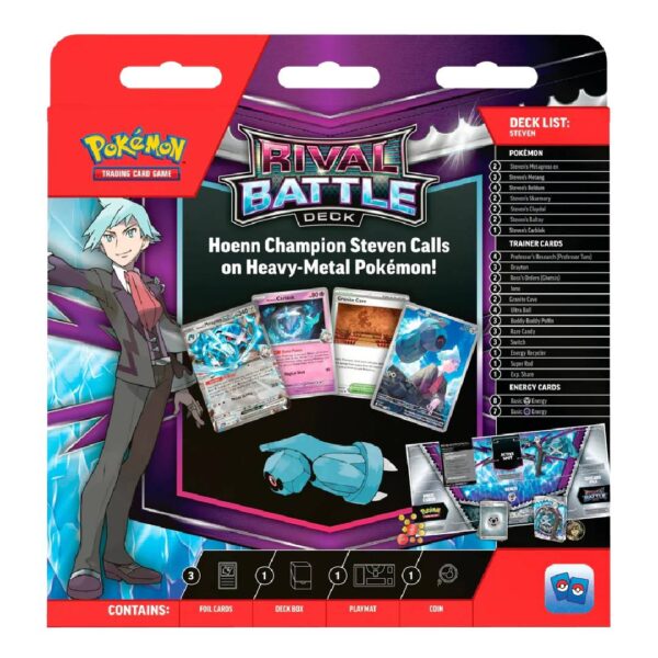 Pokemon TCG: Rival Battle Deck Steven - Ingles - Imagen 3