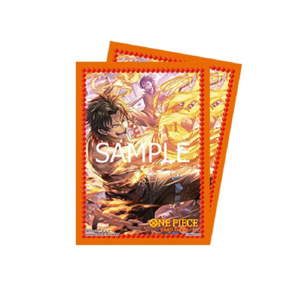 Protectores One Piece TCG Official Sleeves 10, Portgas.D.Ace - Imagen 2