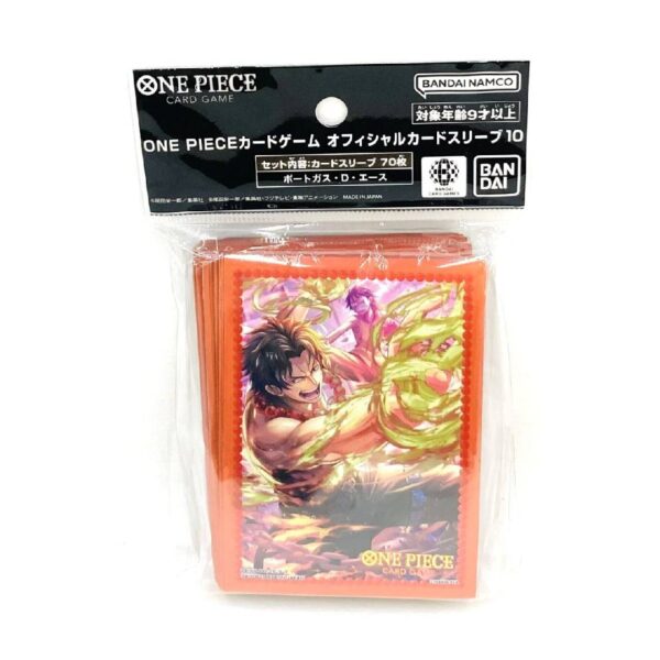 Protectores One Piece TCG Official Sleeves 10, Portgas.D.Ace - Imagen 3