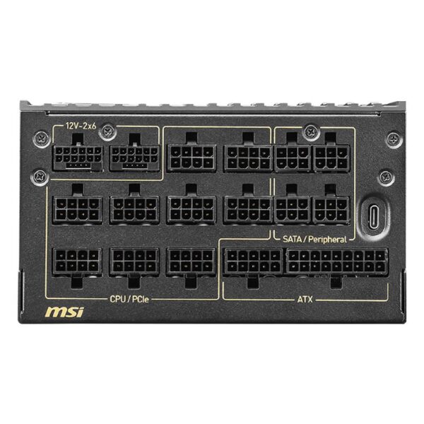 Fuente de Poder MSI MEG Ai1600T PCIE5 80+ Titanium - Imagen 2