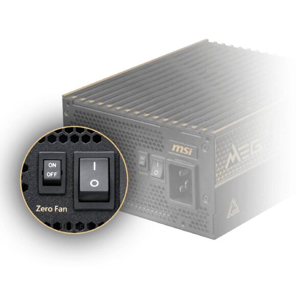 Fuente de Poder MSI MEG Ai1600T PCIE5 80+ Titanium - Imagen 4