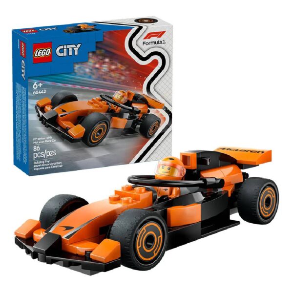 LEGO City: Piloto de F1 con Auto McLaren 60442
