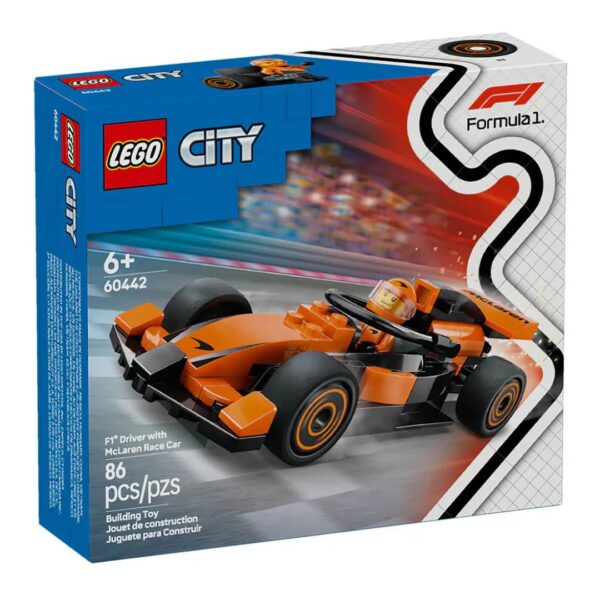 LEGO City: Piloto de F1 con Auto McLaren 60442 - Imagen 4