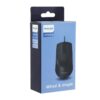 Mouse Alámbrico Philco SPK7104 Negro - Imagen 2