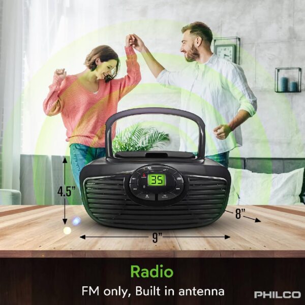 Radio Boombox Philco CD PBB2005BT-BK - Imagen 4