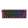 Teclado Redragon Fizz RGB K617-RGB Switch Red, Black