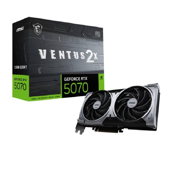 Tarjeta de Video MSI GeForce RTX 5070 12G VENTUS 2X OC