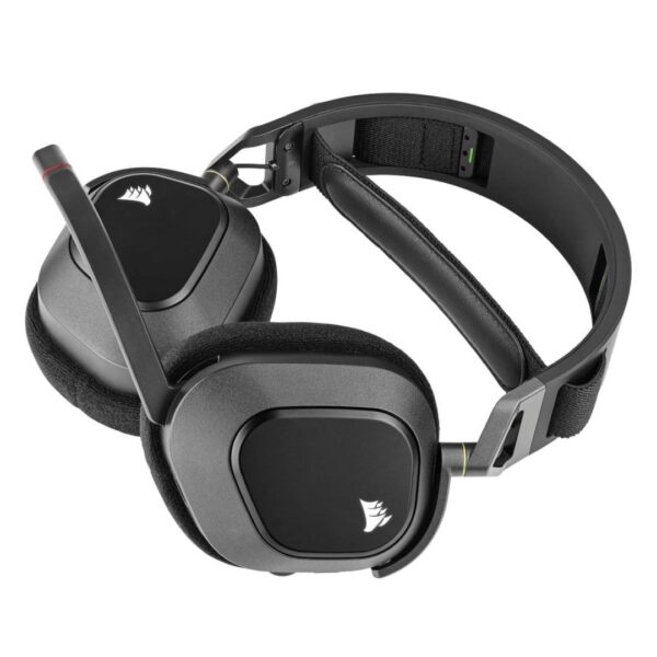 Audifonos Gamer Corsair HS80 RGB WIRELESS Carbon - Imagen 3