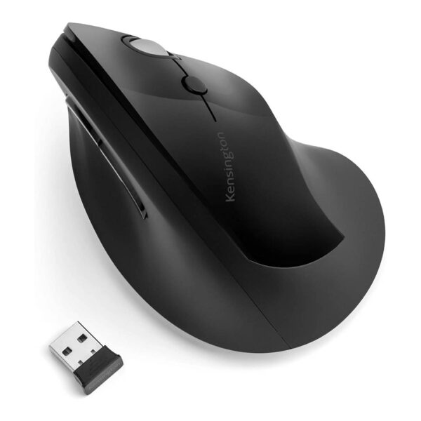 Mouse Vertical Kensington Profit Inalambrico Negro 6 Botones
