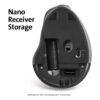 Mouse Vertical Kensington Profit Inalambrico Negro 6 Botones - Imagen 4