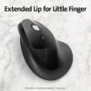 Mouse Vertical Kensington Profit Inalambrico Negro 6 Botones - Imagen 3