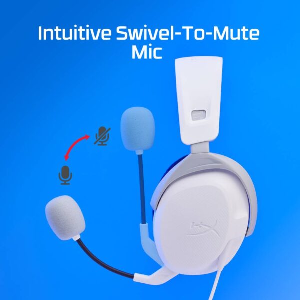 Audifonos Gamer HyperX Cloud Stinger Blanco 2 PS5 - PS4 - Imagen 6