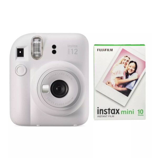 Kit Cámara Fujifilm Instax Mini 12 White + 10 Film