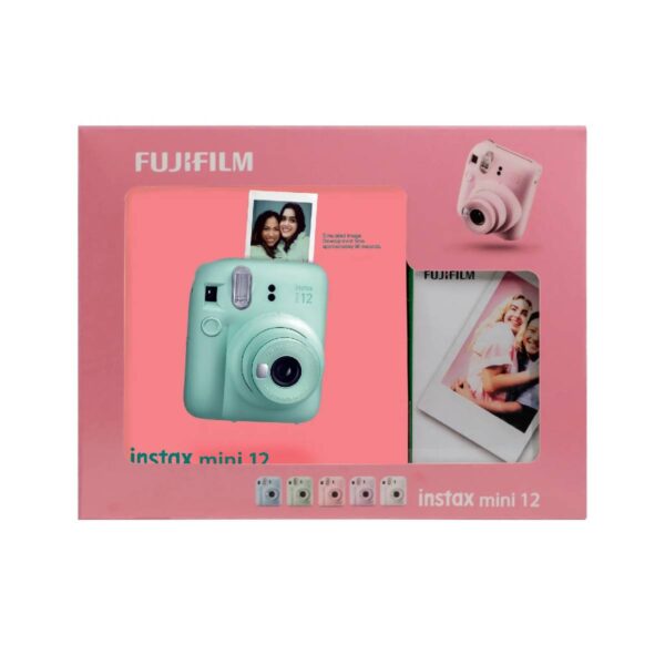 Kit Cámara Fujifilm Instax Mini 12 Green + 10 Film - Imagen 2