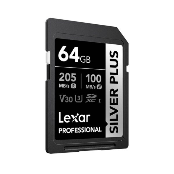 Tarjeta Micro SDXC Lexar Silver Plus UHS-I, 64 GB V30 - Imagen 3