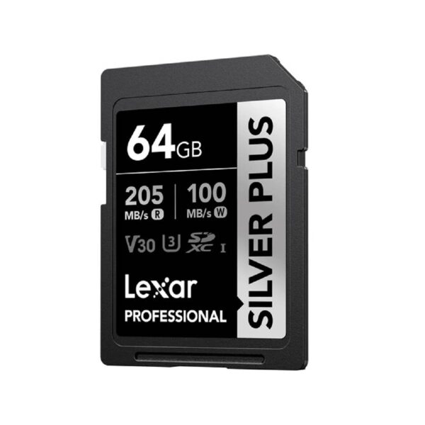 Tarjeta Micro SDXC Lexar Silver Plus UHS-I, 64 GB V30 - Imagen 2
