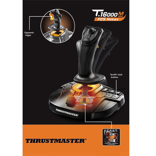 Simulador de Vuelo Thrustmaster T16000M FCS - Imagen 5