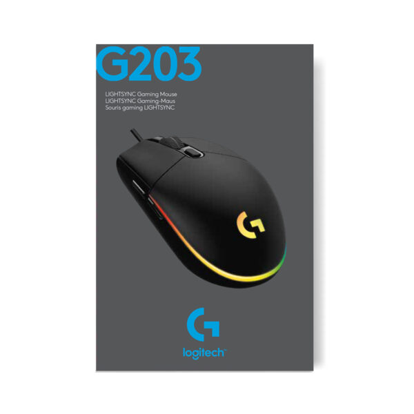 Mouse Gamer Logitech G203 Lightsync Rgb 8000dpi 6 Botones - Imagen 9