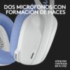 Audifonos Gamer Logitech G435 Inalámbricos Blancos Bluetooth