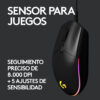 Mouse Gamer Logitech G203 Lightsync Rgb 8000dpi 6 Botones - Imagen 5