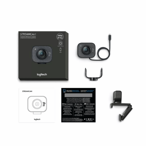 Camara Web Logitech StreamCam Plus Full HD Graphite