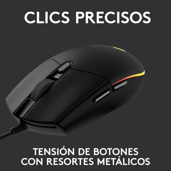 Mouse Gamer Logitech G203 Lightsync Rgb 8000dpi 6 Botones - Imagen 3