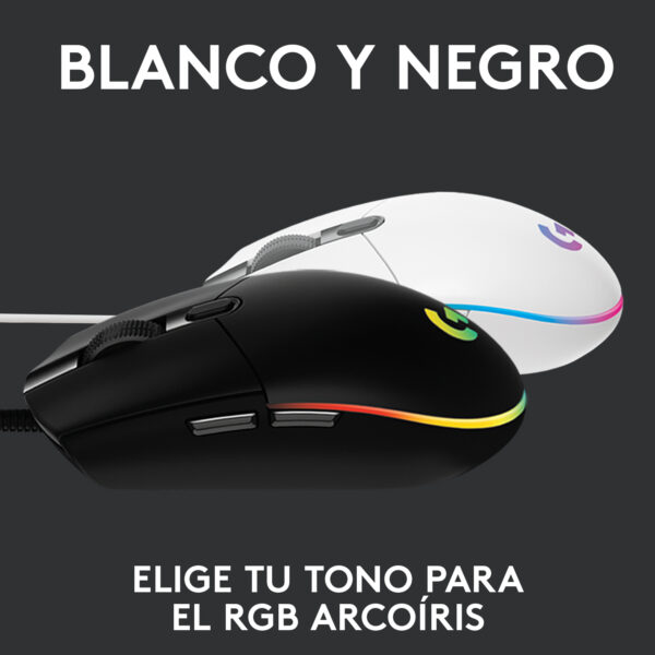 Mouse Gamer Logitech G203 Lightsync Rgb 8000dpi 6 Botones - Imagen 4