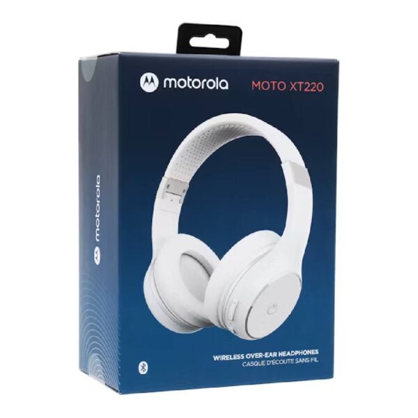 Audifonos Motorola XT 220 Over Ear Bluetooth Blanco