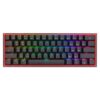 Teclado Redragon Fizz Pro K616 Negro RGB Sw Red