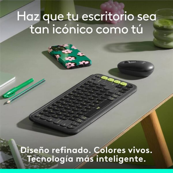 Teclado Logitech POP Icon Combo Español Negro - Imagen 2