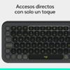 Teclado Logitech POP Icon Combo Español Negro - Imagen 7