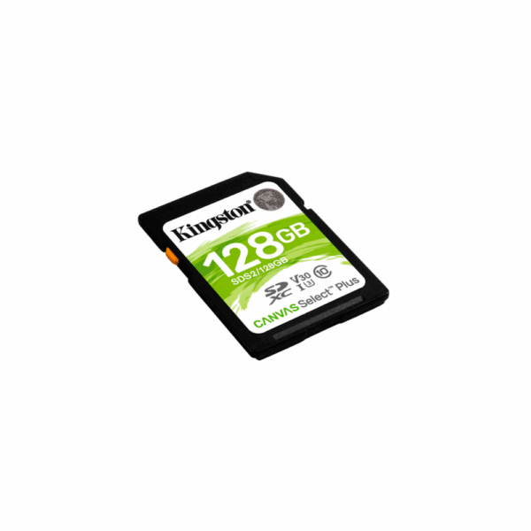 Tarjeta de Memoria SD Kingston Canvas Select 128GB 100MB/s
